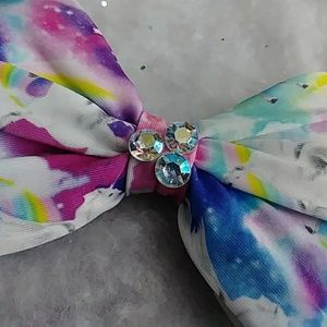 Girls jeweled bow head band